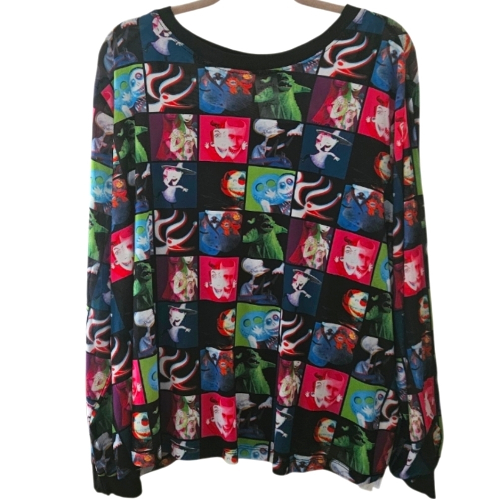 NEW! DISNEY 2022 Nightmare Before Christmas Long Sleeve Shirt 1X.